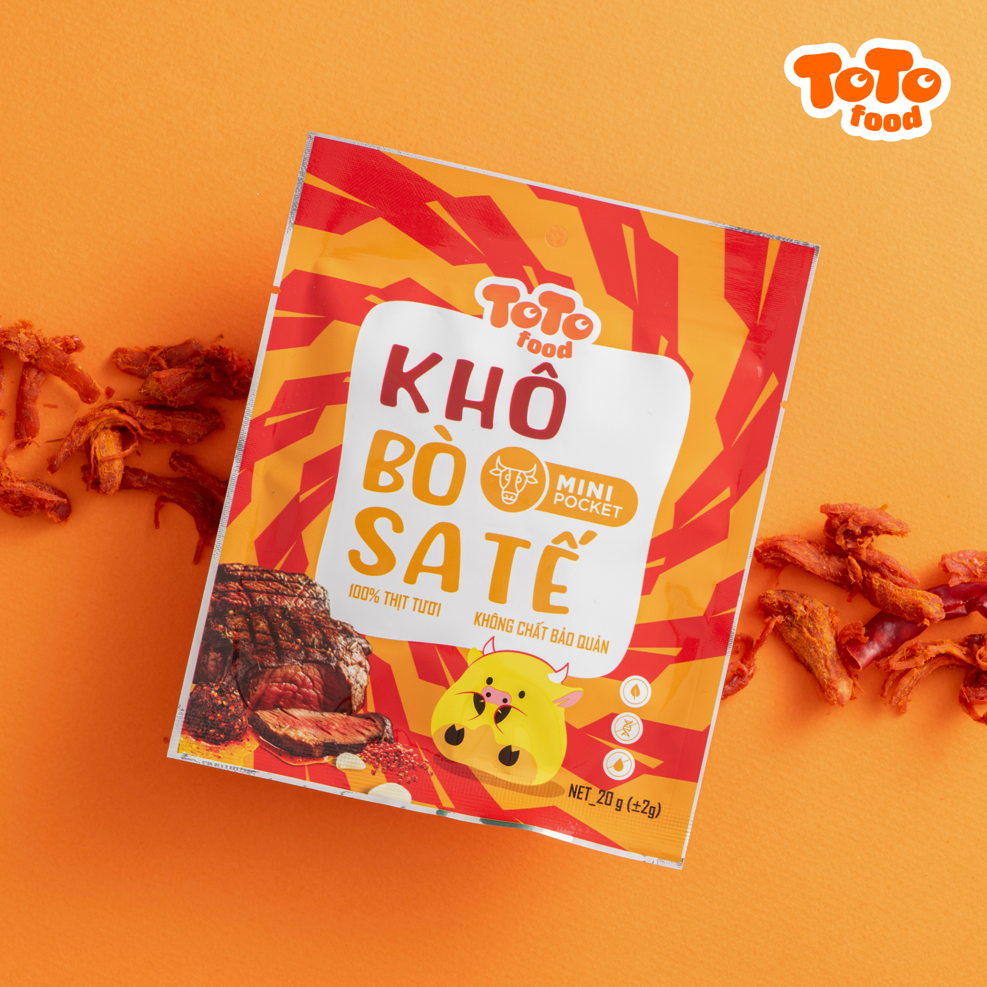 Khô bò sa tế mini pocket