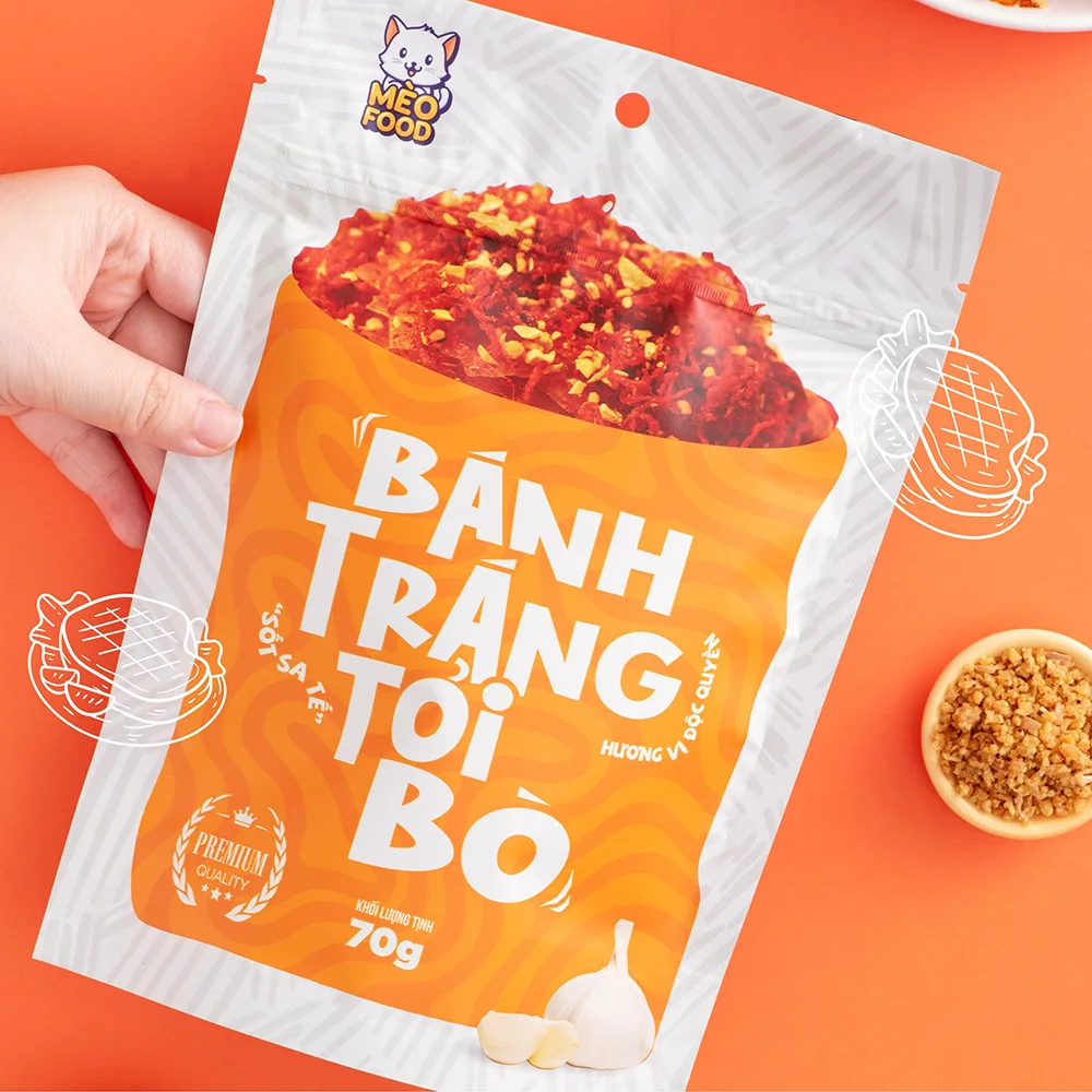 Bánh tráng Tỏi bò